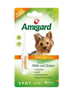 Amigard Spot-on HUND bis 15kg Einzelpackung - 2ml