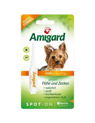 Amigard Spot-on HUND bis 15kg Einzelpackung - 2ml