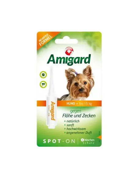 Amigard Spot-on HUND bis 15kg Einzelpackung - 2ml Amigard Spot-on HUND bis 15kg Einzelpackung - 2ml