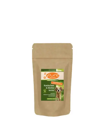 FÜR KLEINE HUNDERASSEN 2 kg PURE Kaninchen & Kürbiskerne - single Protein & getreidefrei FÜR KLEINE HUNDERASSEN 2 kg PURE Kaninchen & Kürbiskerne - single Protein & getreidefrei