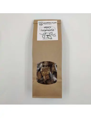 Hirsch-Lungenwürfel 100g
