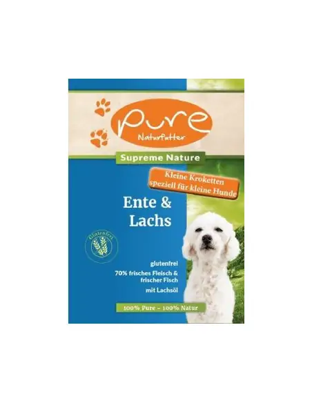Muster FÜR KLEINE HUNDE PURE Supreme Ente&Lachs Muster FÜR KLEINE HUNDE PURE Supreme Ente&Lachs