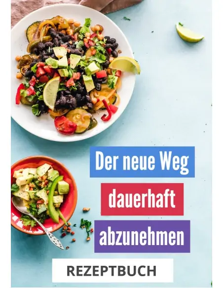 PDF Rezeptbuch zum Konzept "der neue Weg - dauerhaft abnehmen"