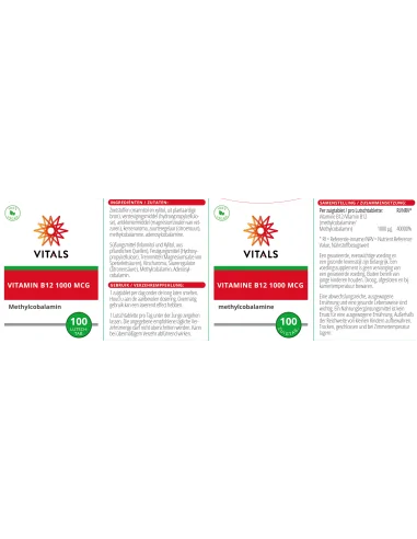 Vitamin B12 1000 mcg Lutschtabletten Nahrungsergänzungen