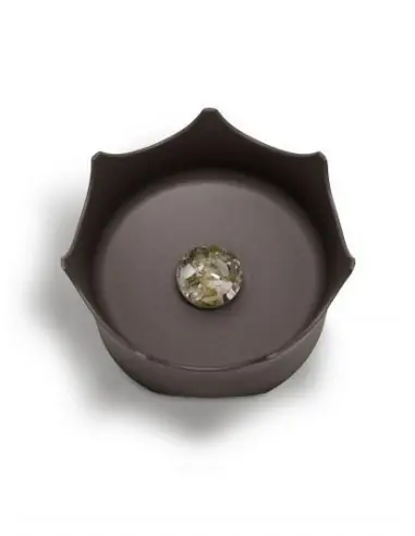 Wasserschale CROWN JUWEL - schiefergrau