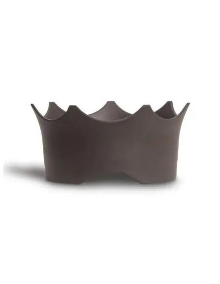 Wasserschale CROWN JUWEL - schiefergrau