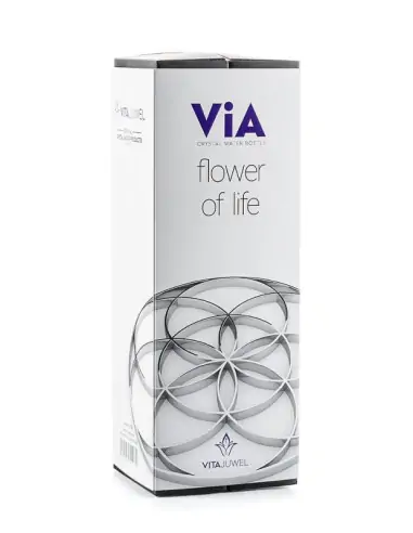 Trinkflasche ViA - FLOWER OF LIFE