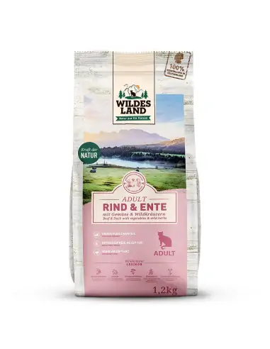 Rind & Ente 1.2 kg mit Gemüse und Wildkräutern