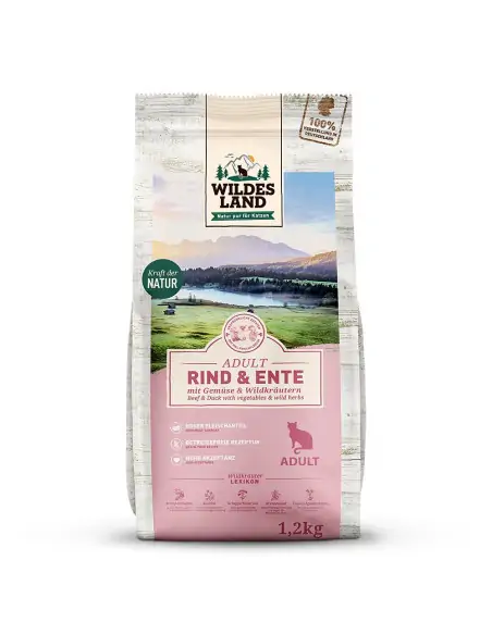 Rind & Ente 1.2 kg mit Gemüse und Wildkräutern