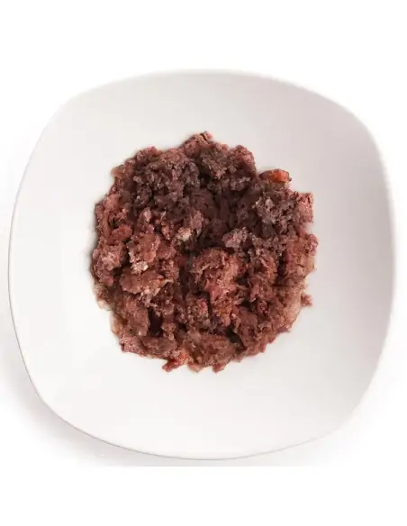 Wild 800g mit Kürbis, Preiselbeeren, Wildkräutern & Distelöl