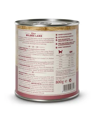 Rind 800g mit Süsskartoffel, Heidelbeeren, Wildkräutern & Distelöl