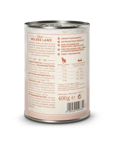 Huhn & Lachs 400g mit Cranberries & Distelöl
