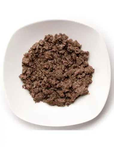 Lamm 150g mit Reis, Zucchini, Wildkräutern & Distelöl