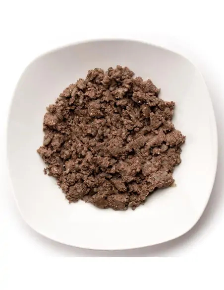 Lamm 150g mit Reis, Zucchini, Wildkräutern & Distelöl