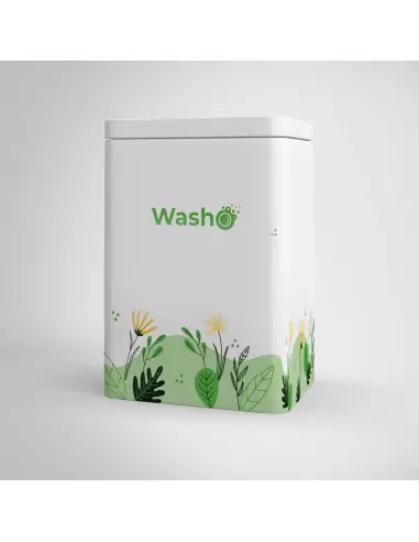 Aufbewahrungsdose gross für Washo Pulver und Waschstreifen