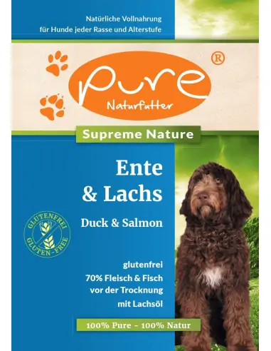 PURE Supreme Ente & Lachs - glutenfrei 12kg Hunde-Trockenfutter