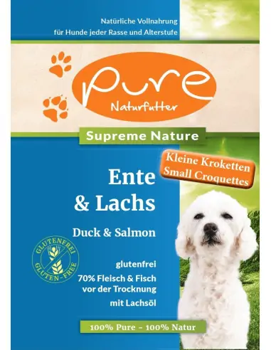 PURE Supreme Ente & Lachs - FÜR KLEINE HUNDE glutenfrei 5kg Hunde-Trockenfutter