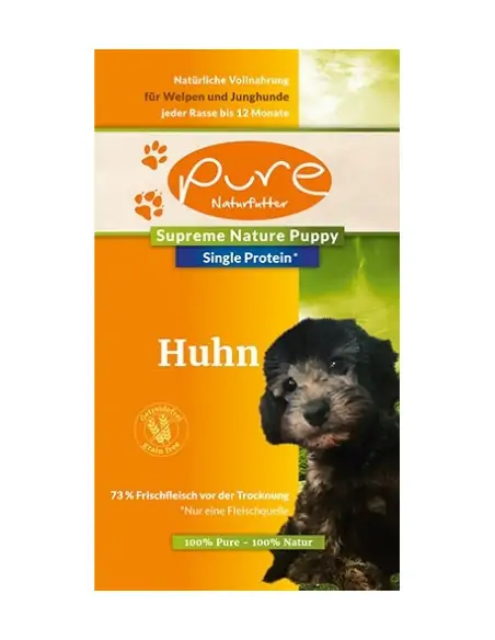 PURE Supreme Nature Dog PUPPY/WELPEN Huhn 1.5 kg getreidefrei PURE Supreme Nature Dog PUPPY/WELPEN Huhn 1.5 kg getreidefrei