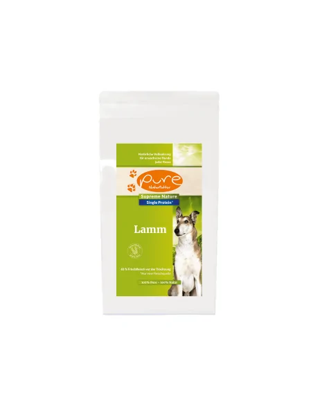 PURE Supreme Nature Dog Single-Protein getreidefrei Lamm 1.5 kg PURE Supreme Nature Dog Single-Protein getreidefrei Lamm 1.5 kg