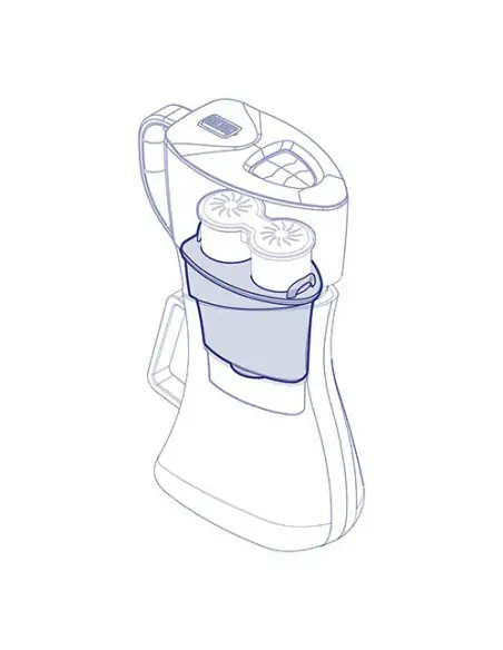 Hauptkartusche für ECAIA carafe S. Essenziell für die Herstellung von ECAIA-Wasser Hauptkartusche für ECAIA carafe S. Essenziell für die Herstellung von ECAIA-Wasser
