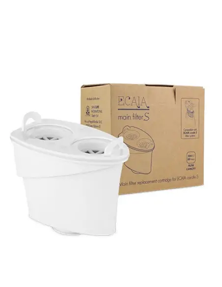 Hauptkartusche für ECAIA carafe S. Essenziell für die Herstellung von ECAIA-Wasser Hauptkartusche für ECAIA carafe S. Essenziell für die Herstellung von ECAIA-Wasser