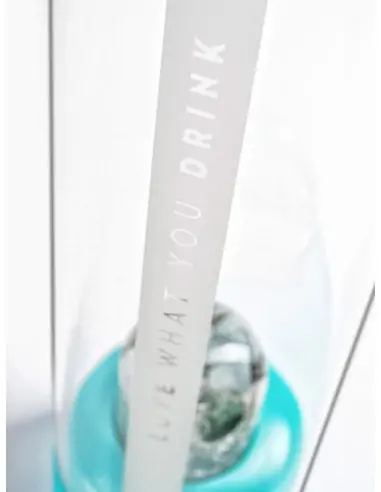 Edelsteinkaraffe SANA  FLOW - ocean blue