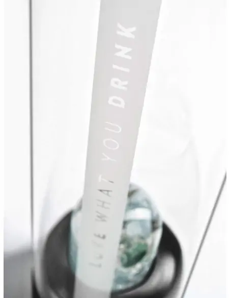 Edelsteinkaraffe SANA  COURAGE - lava black