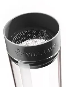 Edelsteinkaraffe SANA  COURAGE - lava black 2