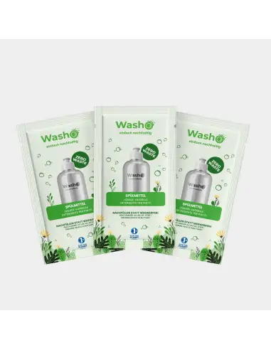 Washo Spülmittel Set mit Bürste