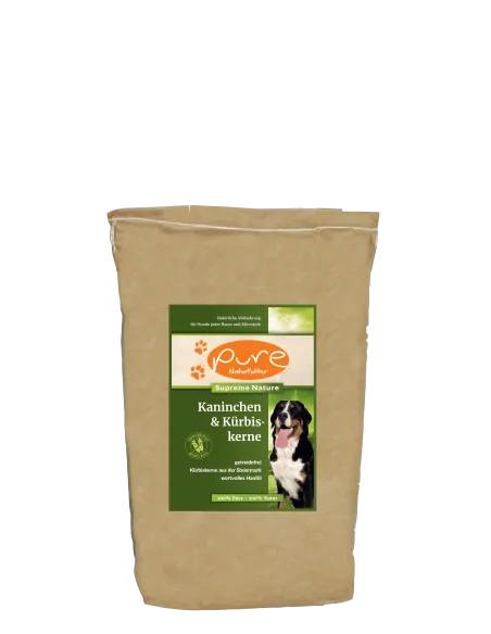 PURE Kaninchen & Kürbiskerne - single Protein & getreidefrei