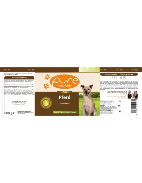 Hundemenü Sensitive Pferd 800 gr. Hundemenü Sensitive Pferd 800 gr.