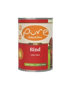 Hundemenü PUR-Fleischdose Rind 400 gr.