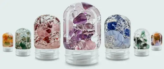 Edelsteineinsatz für SANA Flasche